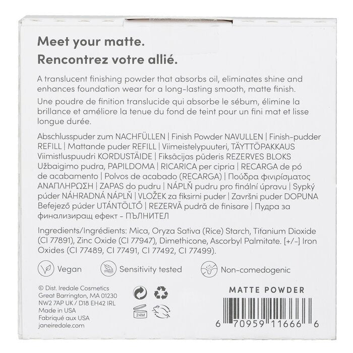 Jane Iredale Pure Matte Finish Powder Refill 9.9g