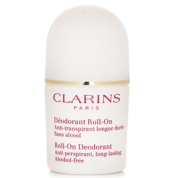 Clarins Roll-on Deodorant Anti-perspirant Long-lasting Alcohol-free 50ml