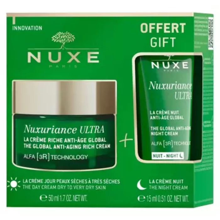 Nuxe Nuxuriance Ultra Set Anti-aging Rich Cream 50ml/anti-aging Night Cream 15ml 65ml