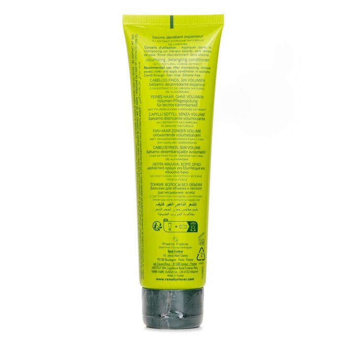 Rene Furterer Volumea Volume Enhancing Ritual Volumizing, Detangling Conditioner (Fine and Limp Hair) 150ml