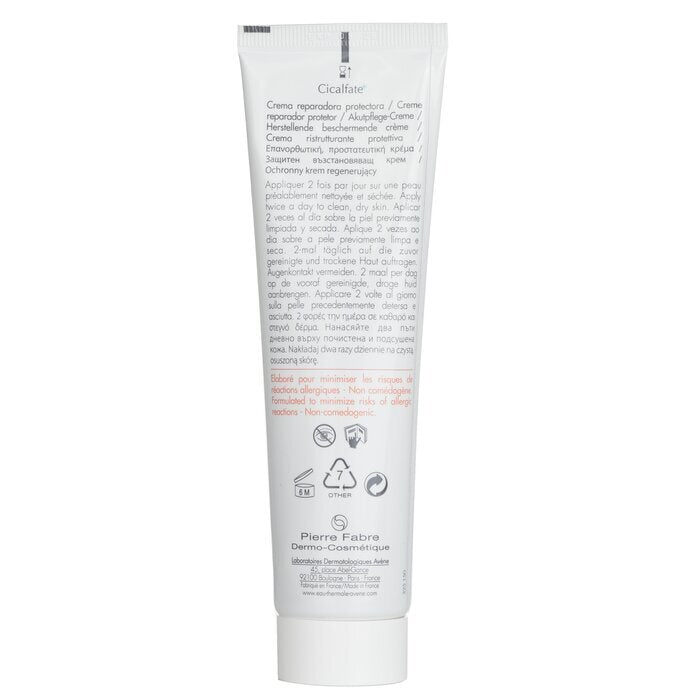 Avene Cicalfate+ Repairing Protective Cream - For Sensitive Irritated Skin 100ml