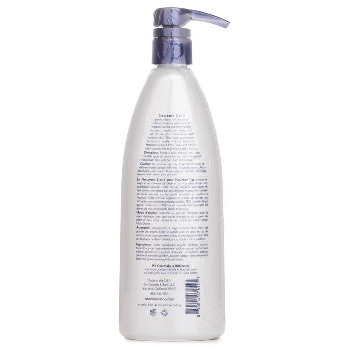 Noodle & Boo Newborn 2-in-1 Hair & Body Wash - Fragrance Free 473ml