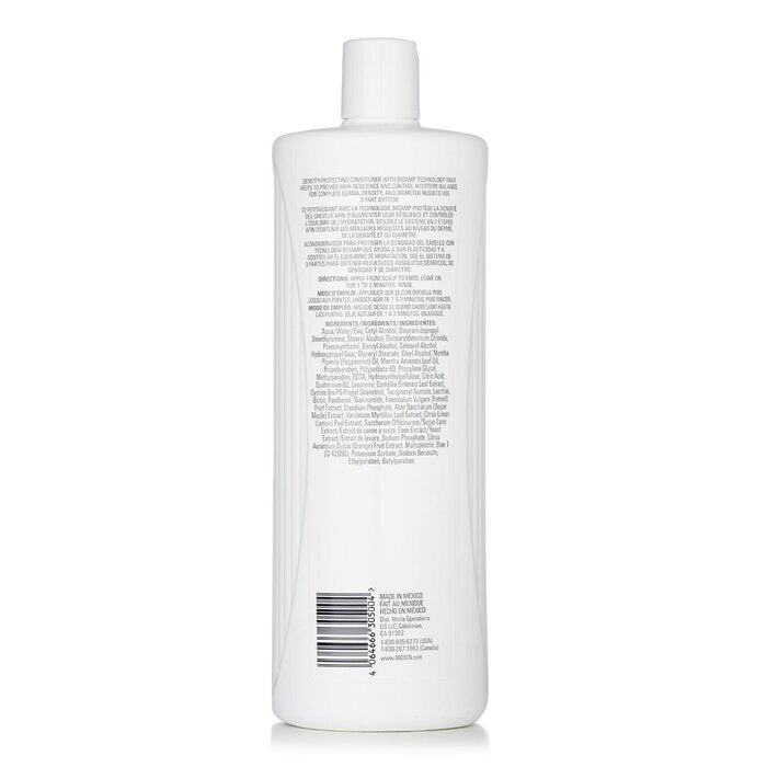 Nioxin Density System 4 Scalp Therapy Conditioner (Colored Hair, Progressed Thinning, Color Safe) 1000ml