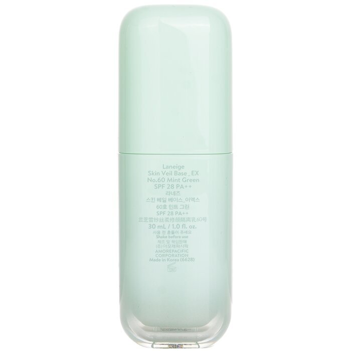 Laneige Skin Veil Base EX SPF 28 - No. 60 Mint Green (Exp. Date 25 Apr 2026) 30ml