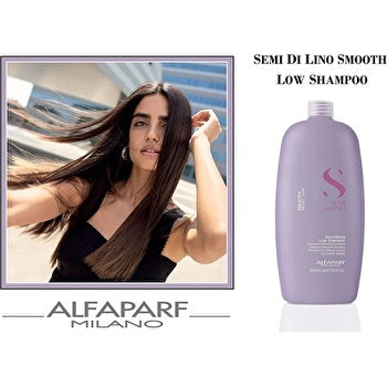 Alfaparf Semi di Lino Smoothing Delicate Smoothing Shampoo 1000ml - Unruly Hair