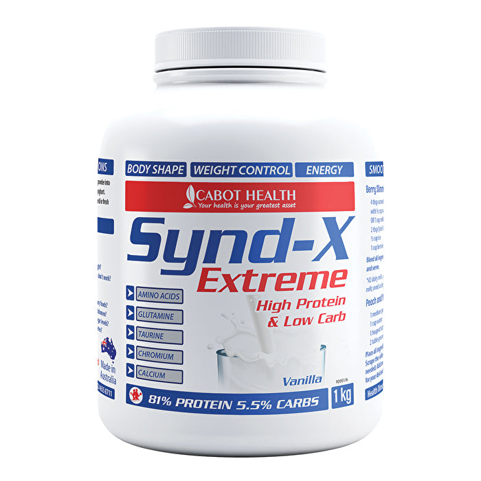 Cabot Health Synd-x Extreme (high Protein & Low Carb) Vanilla 1kg