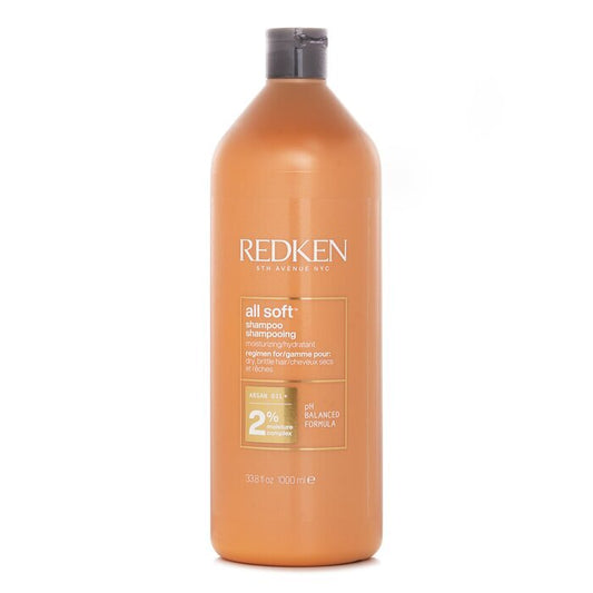 Redken All Soft Shampoo (For Dry/ Brittle Hair) 1000ml