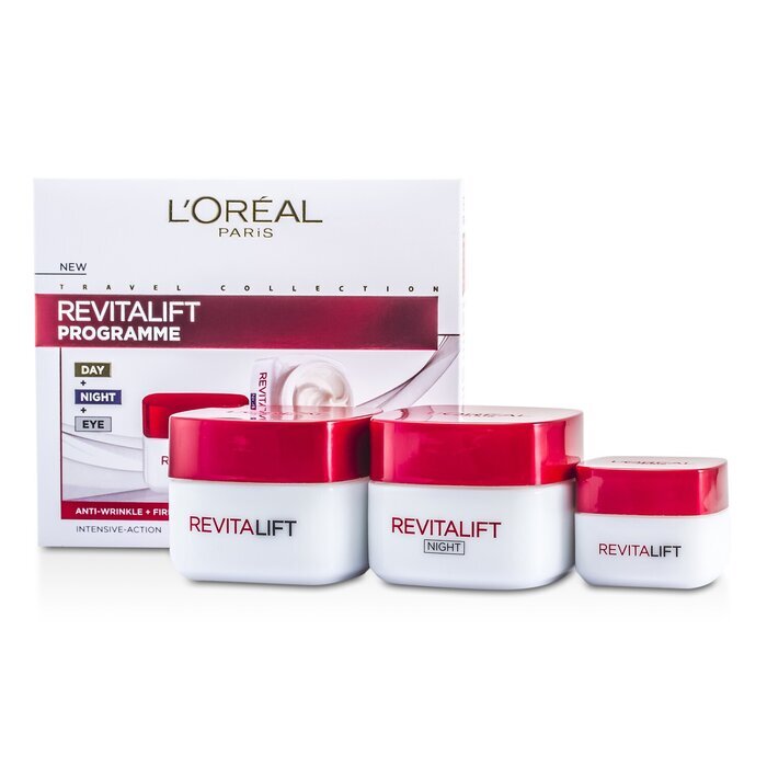 L'oreal Advanced Revitalift Program Eye Cream 15ml/day Cream 50ml/night Cream 50ml 115ml
