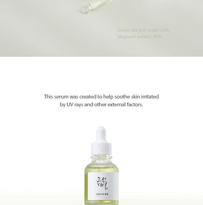 Beauty of Joseon Green Tea Panthenol Calming Serum 30ml