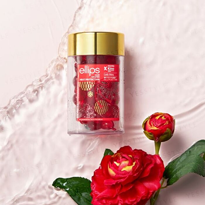 Ellips Hair Vitamin Heat Protection Oil - Lady Shiny (Red) 50capsules x1ml