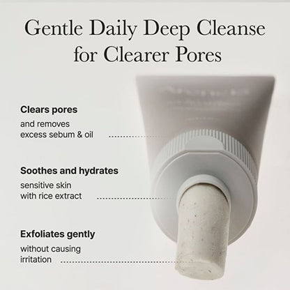 Arencia Rice + LHA Pore Control Rice Cake Cleanser 150g