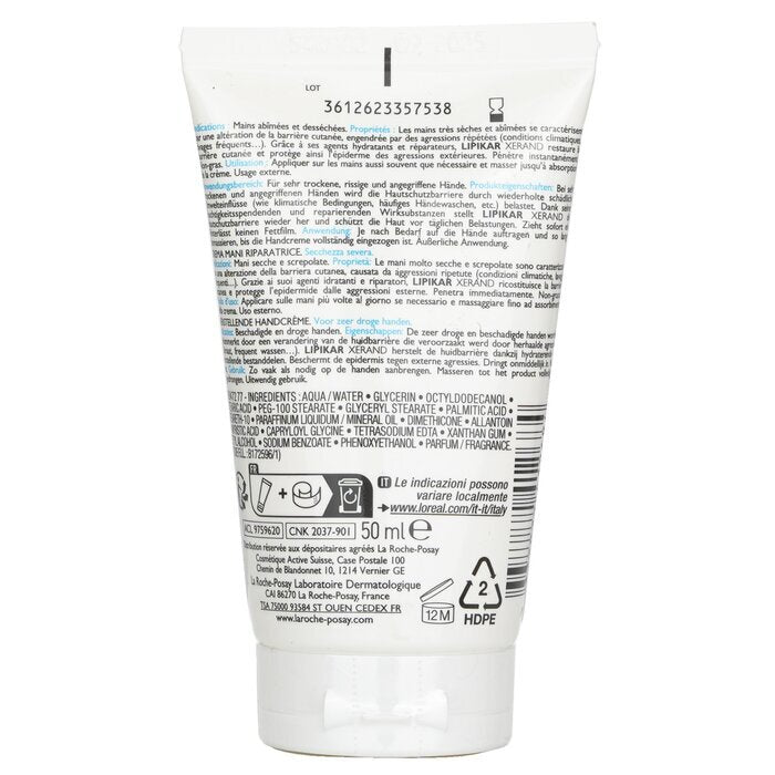 La Roche Posay Lipikar Xerand Hand Repair Cream (Severely Dry Skin) 50ml/1.69oz