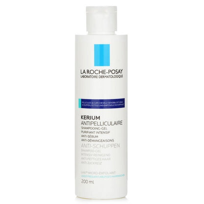 La Roche Posay Kerium Anti-Dandruff Micro-Exfoliating LHA Gel Shampoo (For Oily Scalp) 200ml