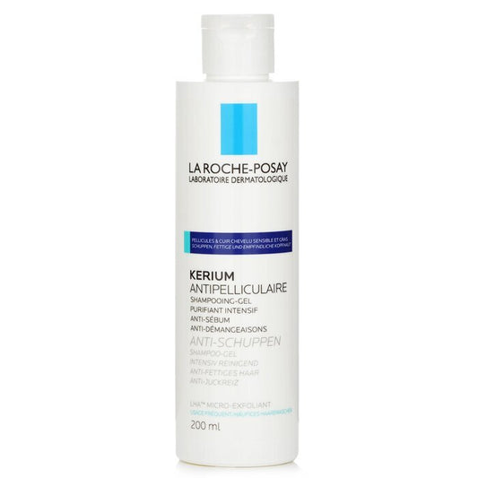La Roche Posay Kerium Anti-Dandruff Micro-Exfoliating LHA Gel Shampoo (For Oily Scalp) 200ml