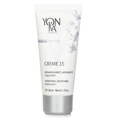 Yonka Specifics Creme 15 With Burdock - Purifying, Soothing (For Blemishes) 50ml