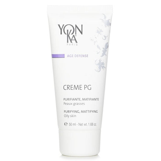 Yonka Age Defense Creme PG With Essential Oils - Purifying, Mattifying (Oily Skin) 50ml