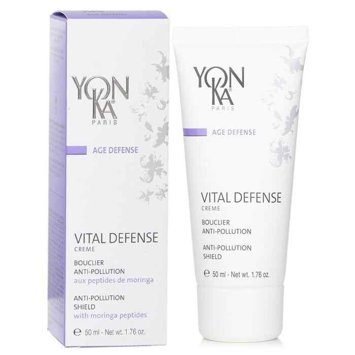 Yonka Age Defense Vital Defense Creme With Moringa Peptides - Anti-Pollution Shield 50ml