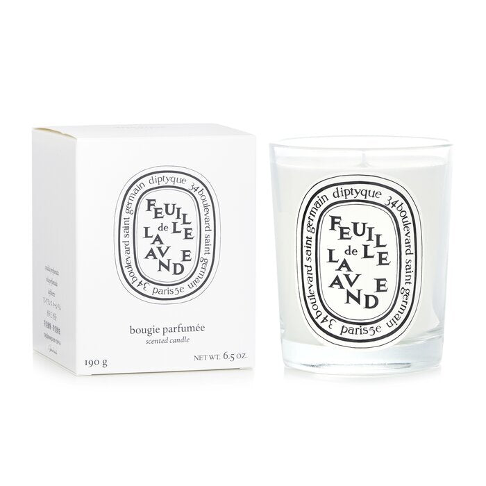 Diptyque Scented Candle - Feuille De Lavande (Lavender Leaf) 190g