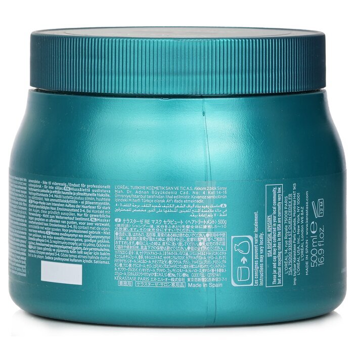 Resistance Masque Therapiste Fiber Quality Renewal Masque (For Very Damage Over-Processed Thick Hair) 500ml