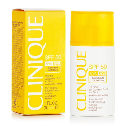 Clinique Mineral Sunscreen Fluid For Face SPF 50 - Sensitive Skin Formula 30ml