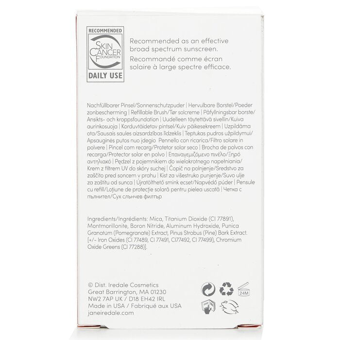 Jane Iredale Powder Me Refillable Brush (1x Brush, 2x Refills) - Translucent 2x2.5g