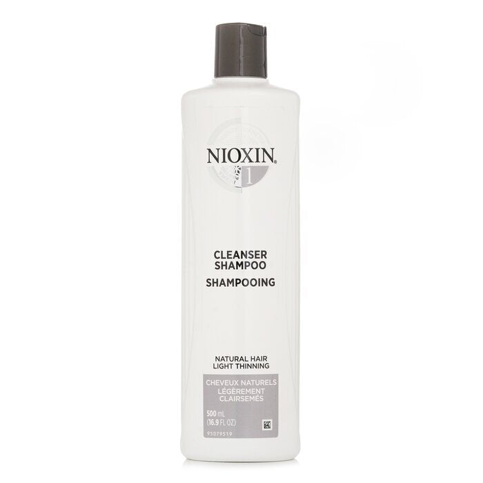 Nioxin Derma Purifying System 1 Cleanser Shampoo (Natural Hair, Light Thinning)(Random Packaging) 500ml