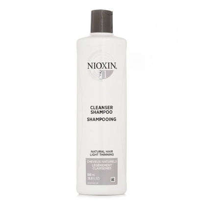 Nioxin Derma Purifying System 1 Cleanser Shampoo (Natural Hair, Light Thinning)(Random Packaging) 500ml