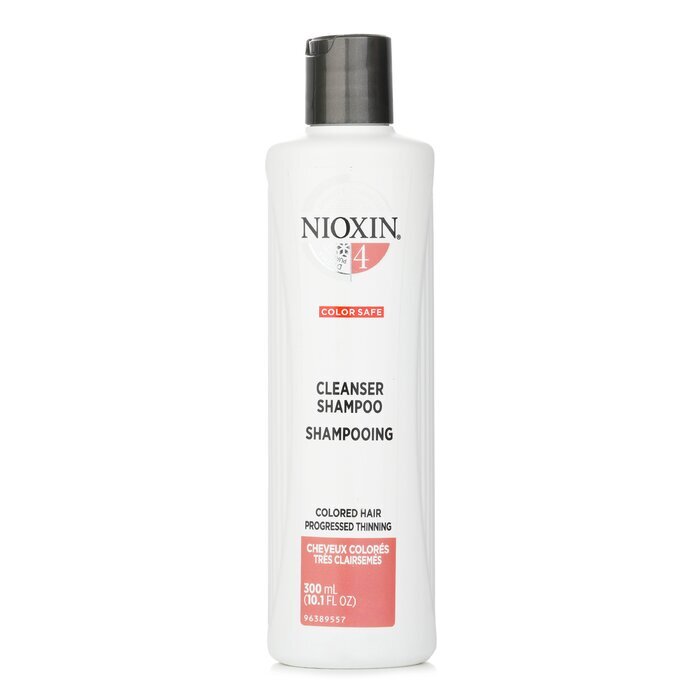 Nioxin Derma Purifying System 4 Cleanser Shampoo (Colored Hair, Progressed Thinning, Color Safe) 300ml