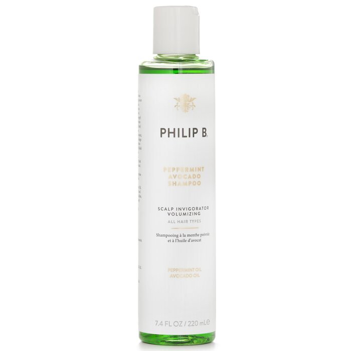 Philip B Peppermint Avocado Shampoo (Scalp Invigorator Volumizing - All Hair Types) 220ml