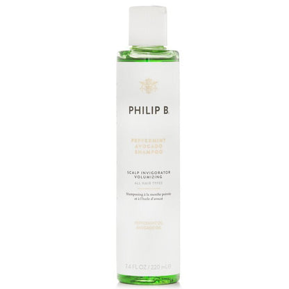 Philip B Peppermint Avocado Shampoo (Scalp Invigorator Volumizing - All Hair Types) 220ml