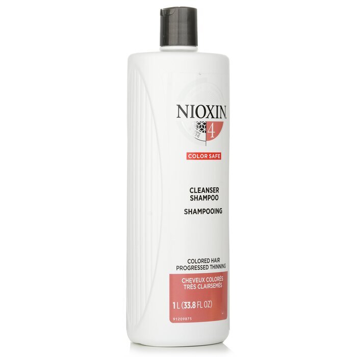 Nioxin Derma Purifying System 4 Cleanser Shampoo (Colored Hair, Progressed Thinning, Color Safe) 1000ml