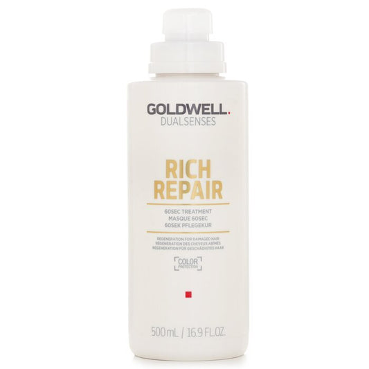 Goldwell Dual Senses Rich Repair 60Sec Treatment (Regeneration For Damaged Hair) 500ml