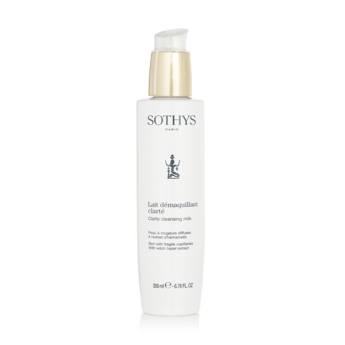Sothys Clarity Cleansing Milk - For Skin With Fragile Capillaries, With Witch Hazel Extract 200ml