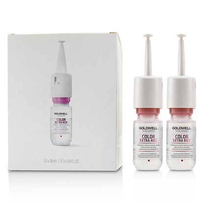 Goldwell Dual Senses Color Extra Rich Intensive Conditioning Serum (Color Lock For Coarse Hair) 12x18ml