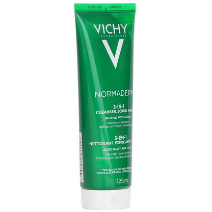 Vichy Normaderm 3 In 1 Scrub + Cleanser + Mask (For Acne Prone Skin / Sensitive Skin) 125ml