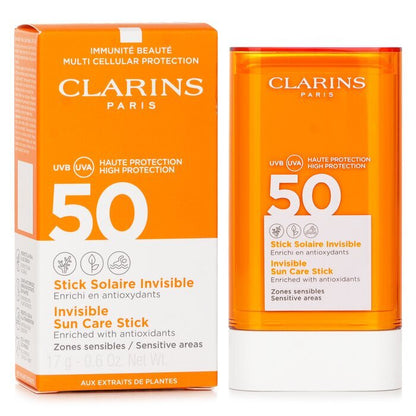 Clarins Invisible Sun Care Stick SPF50 - For Sensitive Areas 17g