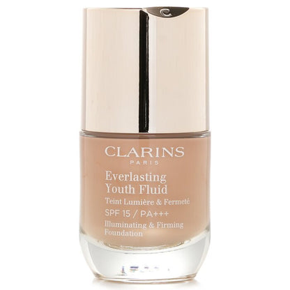 Clarins Everlasting Youth Fluid Illuminating & Firming Foundation SPF 15 -  109 Wheat 30ml