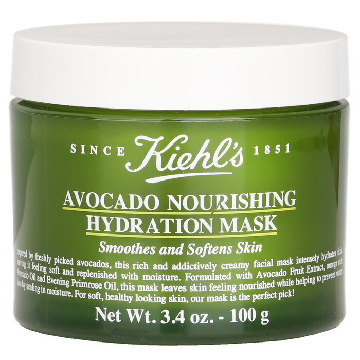Kiehl's Avocado Nourishing Hydration Mask Smoothes And Softens Skin 100g