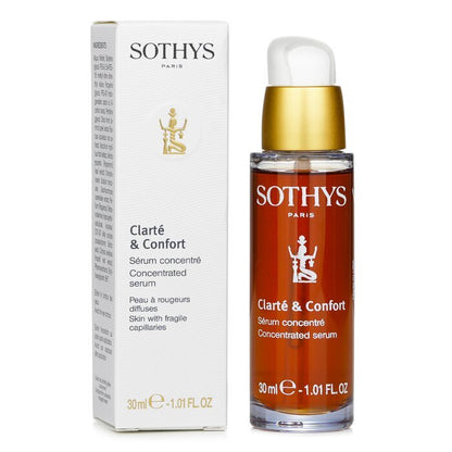 Sothys Clarte & Confort Concentrated Serum - Skin With Fragile Capillaries 30ml