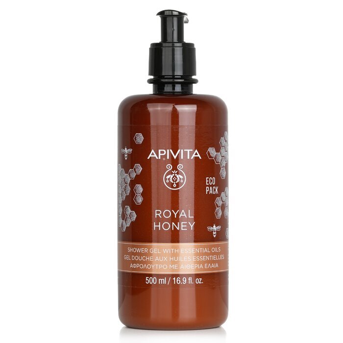 Apivita Royal Honey Creamy Shower Gel With Essential Oils - Ecopack 500ml
