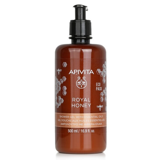 Apivita Royal Honey Creamy Shower Gel With Essential Oils - Ecopack 500ml