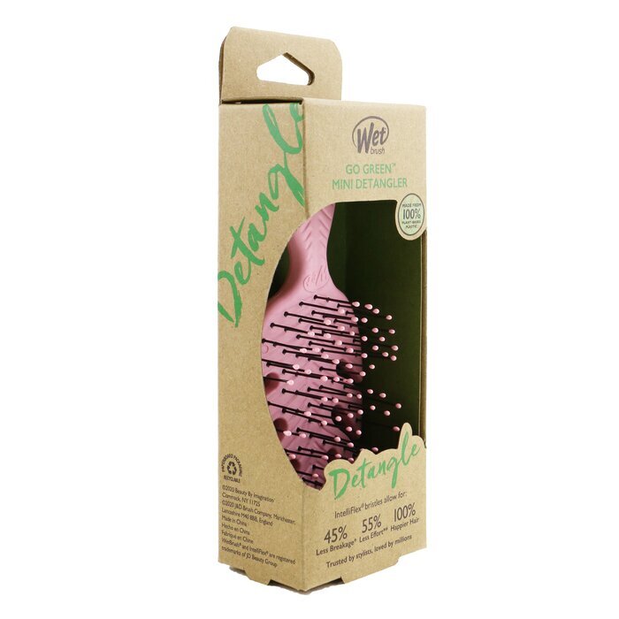 Wet Brush Go Green Mini Detangler -  Pink 1pc