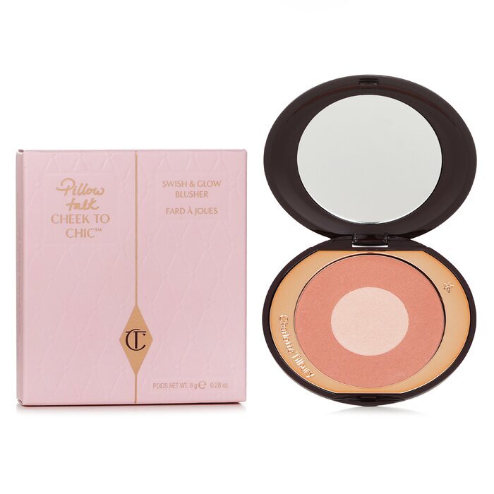 Charlotte Tilbury Cheek To Chic Swish & Glow Blusher -  Pillow Talk 8g