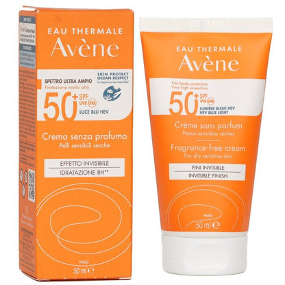 Avene Very High Protection Fragrance-Free Cream SPF50+ - For Dry Sensitive Skin 50ml