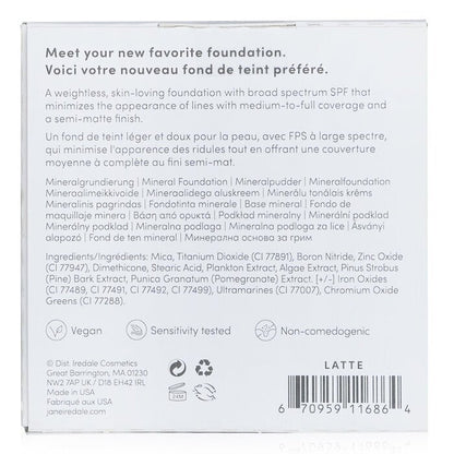 Jane Iredale PurePressed Base Mineral Foundation Refill SPF 20 - Latte 9.9g