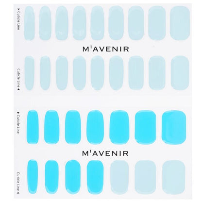 Mavenir Nail Sticker (Blue) - # Swimming Pool Nail 32pcs