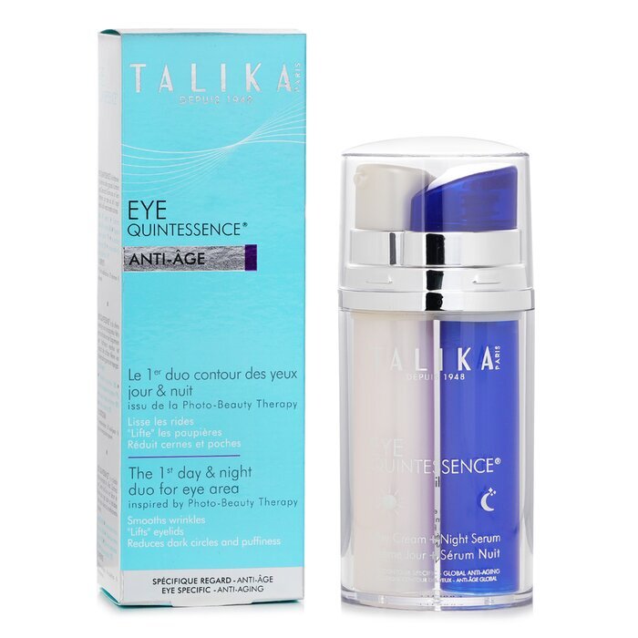 Talika Eye Quintessence Day Cream and Night Serum 2x10ml