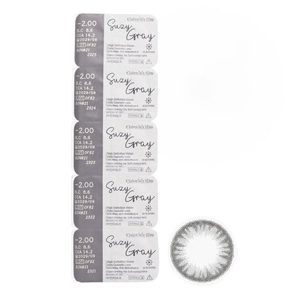 Clalen Iris 1Day Suzy Gray -2.00 5pcs x 1 strip