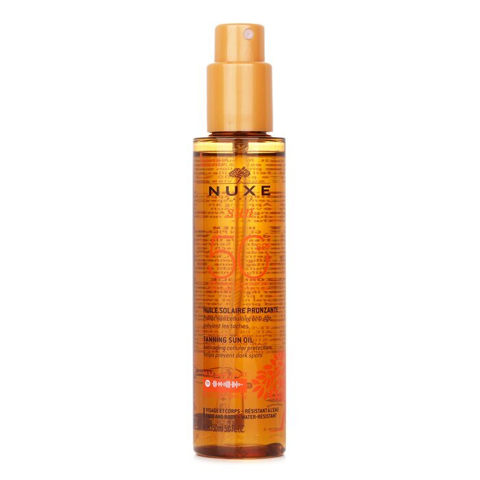 Nuxe Sun Tanning Sun Oil High Protection SPF50 (For Face & Body) 150ml