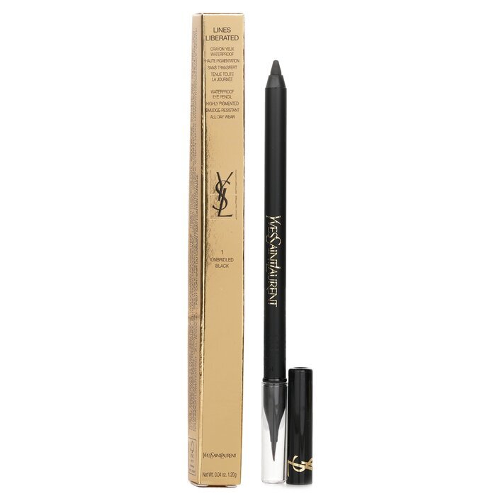 Yves Saint Laurent Lines Liberated Waterproof Eye Pencil -  01 Unbridled Black 1.2g